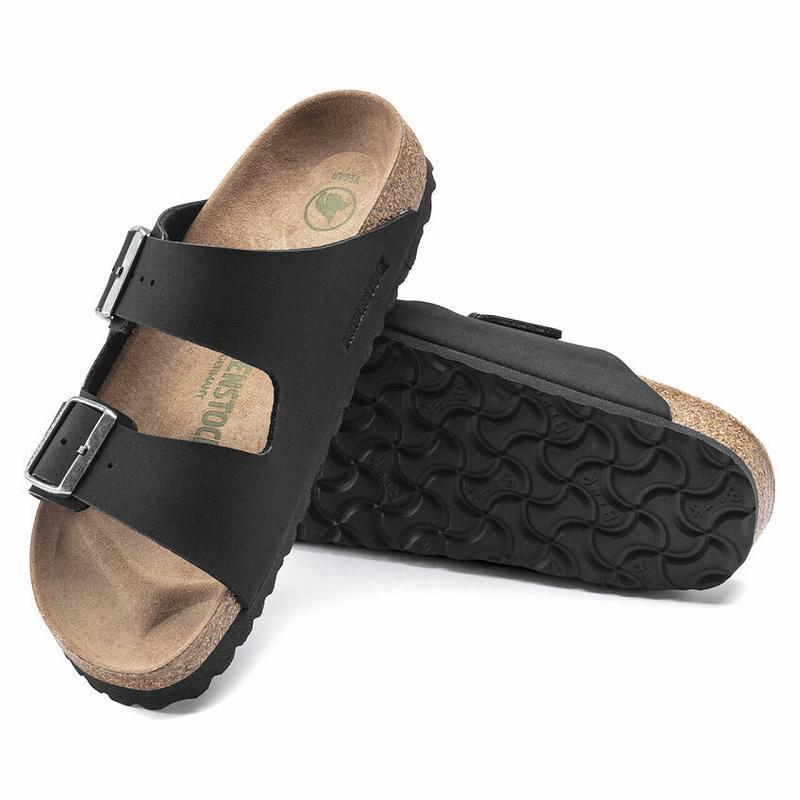 Birkenstock Vegan Birkibuc Arizona Dame Sort | DK 95CTV